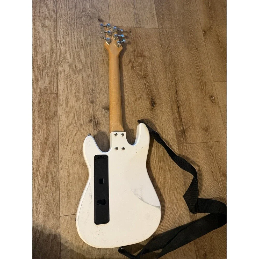 High End Nintendo Wii Logitech REAL WOOD Guitar Hero WIRELESS CONTROLLER